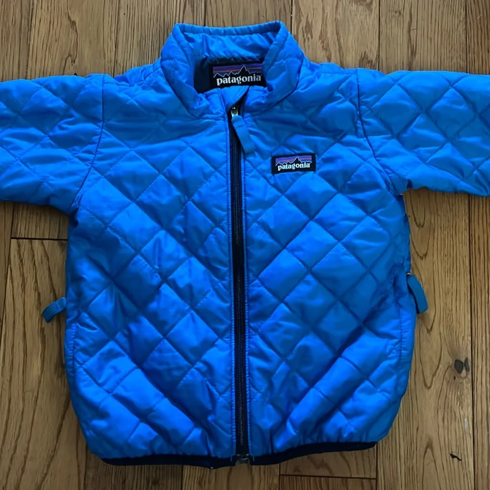 Patagonia | Nano Puff baby jacket size 6 - 12 months infant toddler blue coat